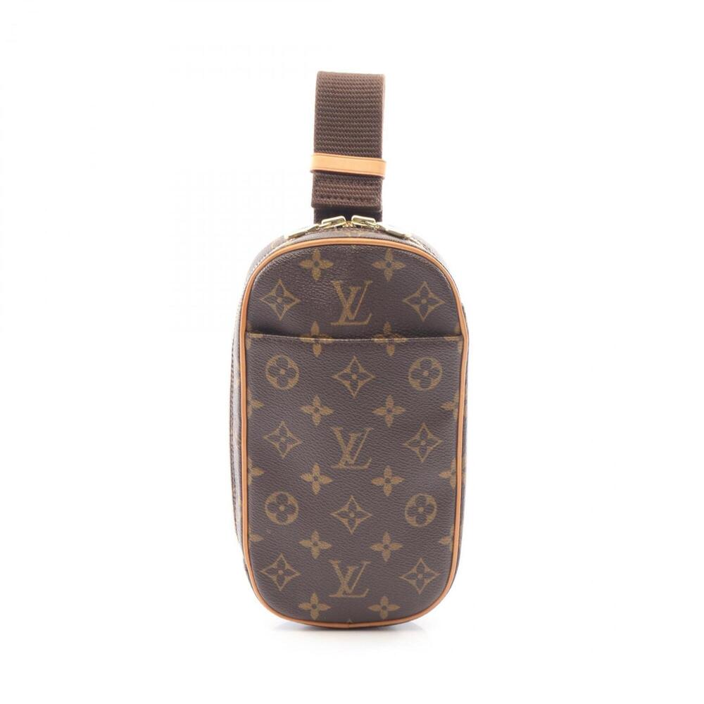 LOUIS VUITTON Brown Monogram Leather Pochette Fanny Pack - Picture 1 of 8